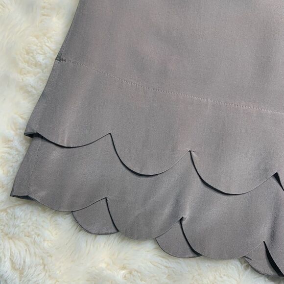 Silk Tan Blouse - Picture 3 of 4